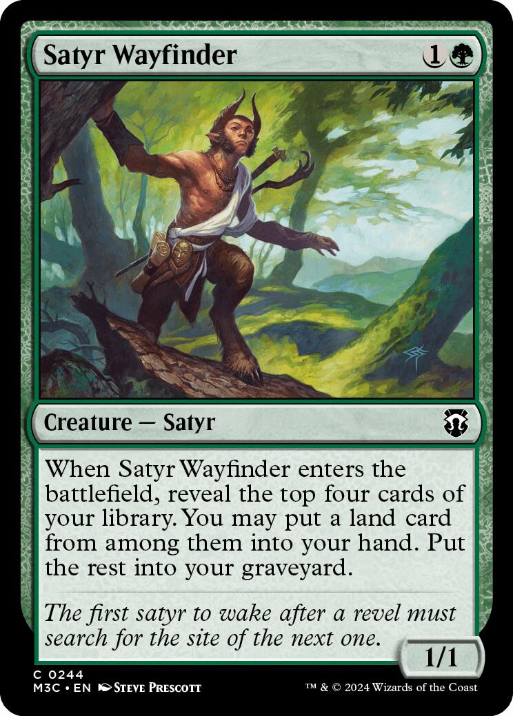 Satyr Wayfinder [Modern Horizons 3 Commander] | Pegasus Games WI