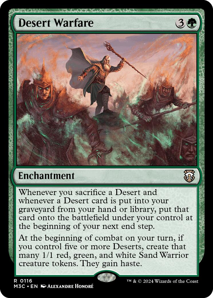 Desert Warfare [Modern Horizons 3 Commander] | Pegasus Games WI