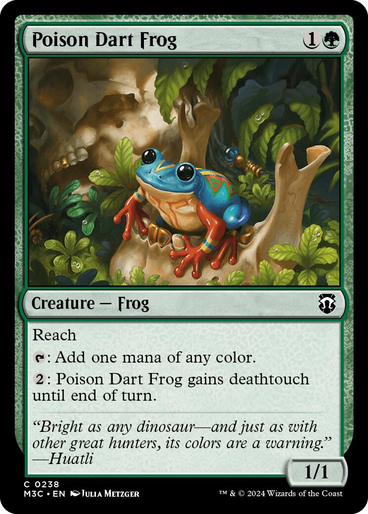 Poison Dart Frog [Modern Horizons 3 Commander] | Pegasus Games WI