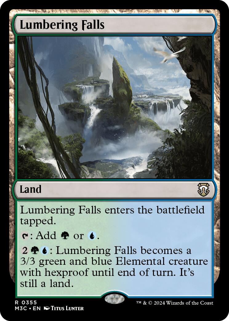 Lumbering Falls [Modern Horizons 3 Commander] | Pegasus Games WI