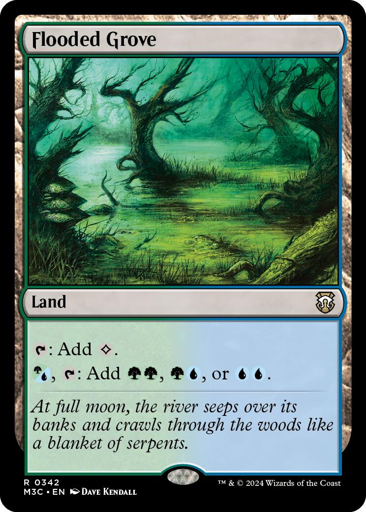 Flooded Grove [Modern Horizons 3 Commander] | Pegasus Games WI