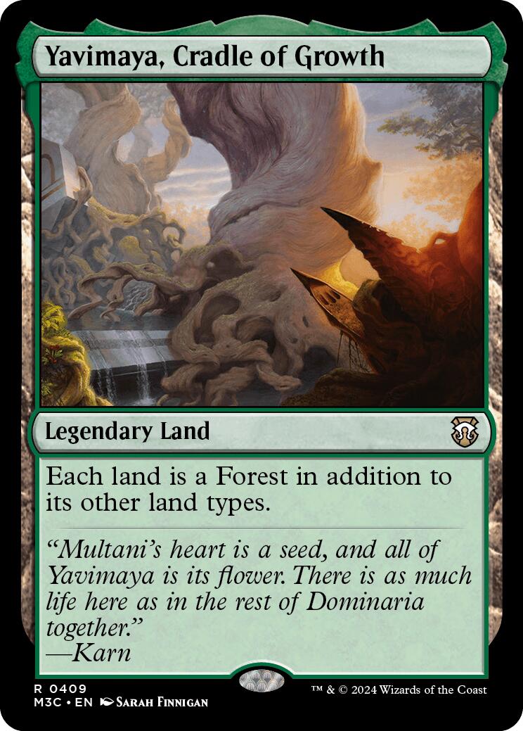 Yavimaya, Cradle of Growth [Modern Horizons 3 Commander] | Pegasus Games WI