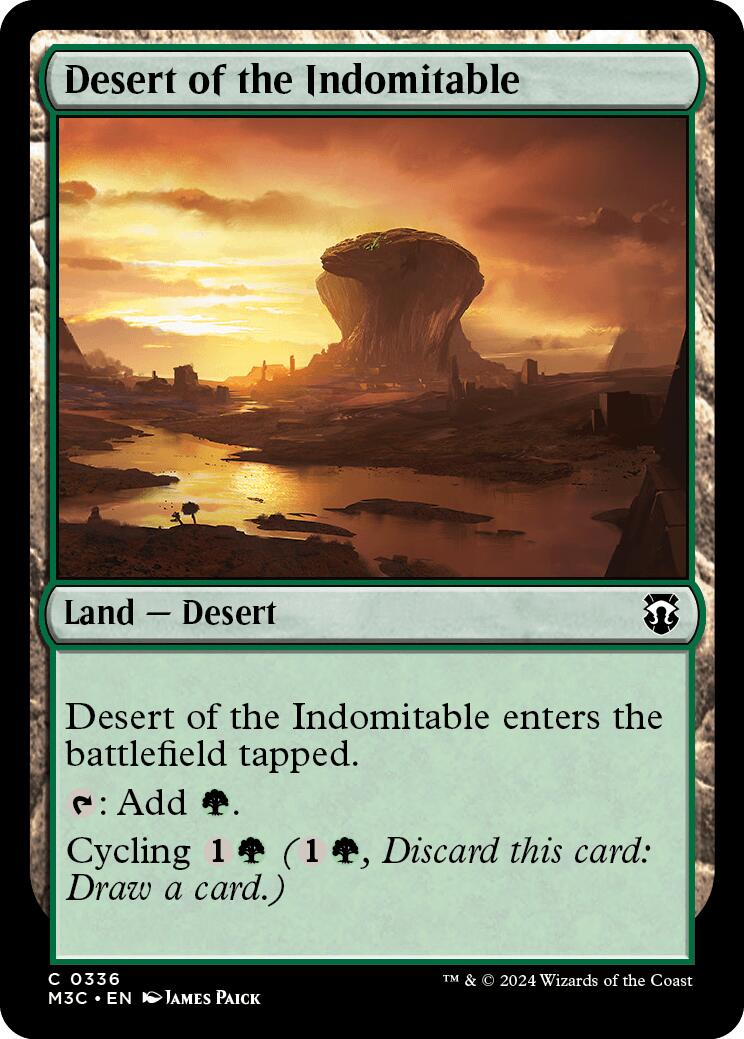 Desert of the Indomitable [Modern Horizons 3 Commander] | Pegasus Games WI