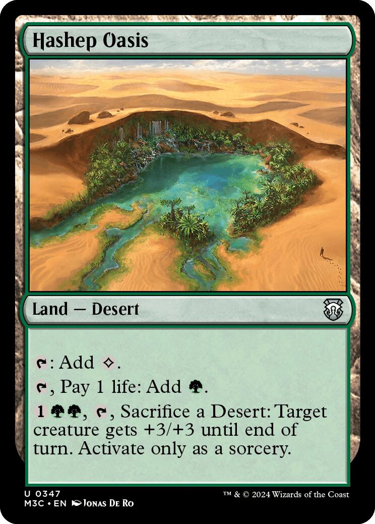 Hashep Oasis [Modern Horizons 3 Commander] | Pegasus Games WI