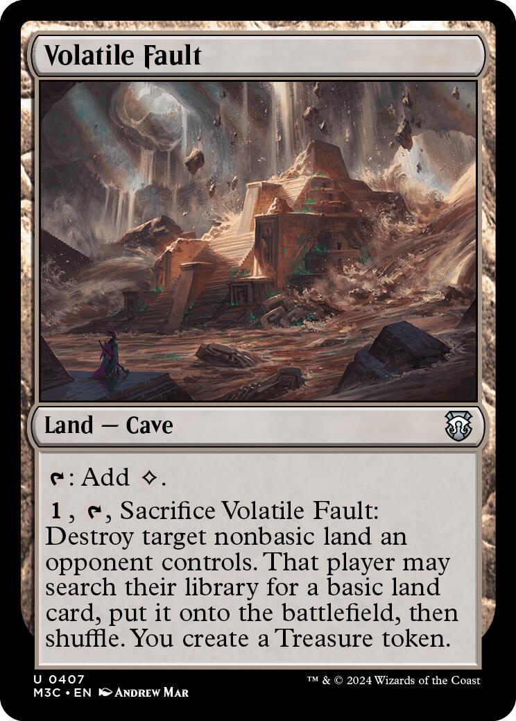 Volatile Fault [Modern Horizons 3 Commander] | Pegasus Games WI