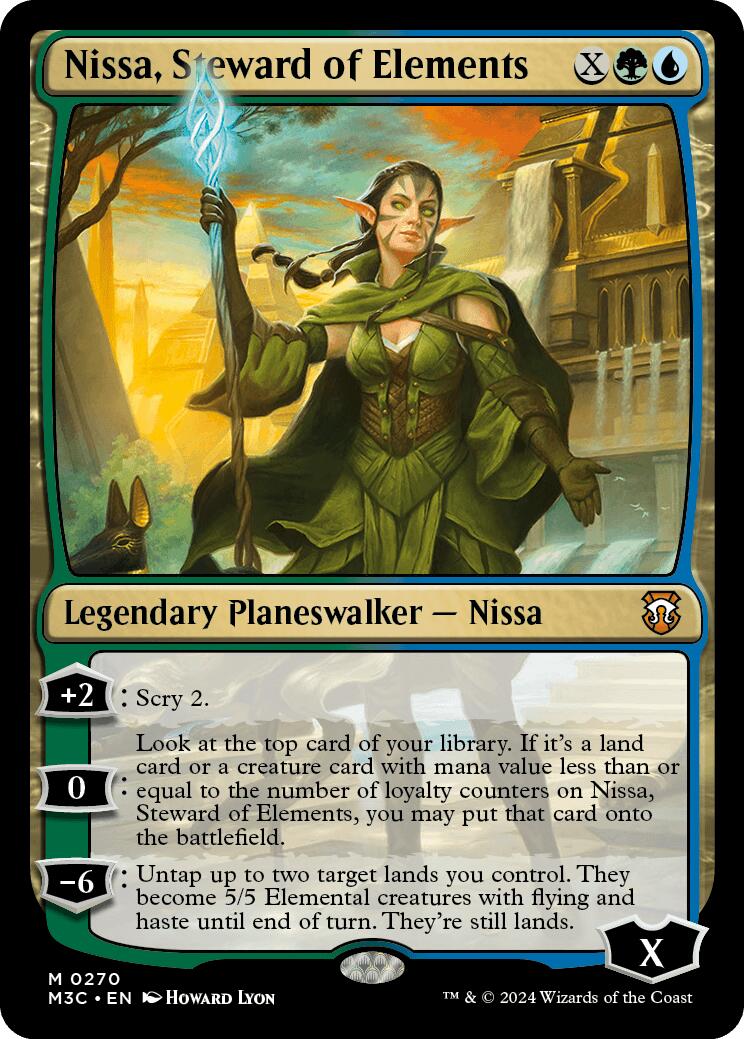 Nissa, Steward of Elements [Modern Horizons 3 Commander] | Pegasus Games WI