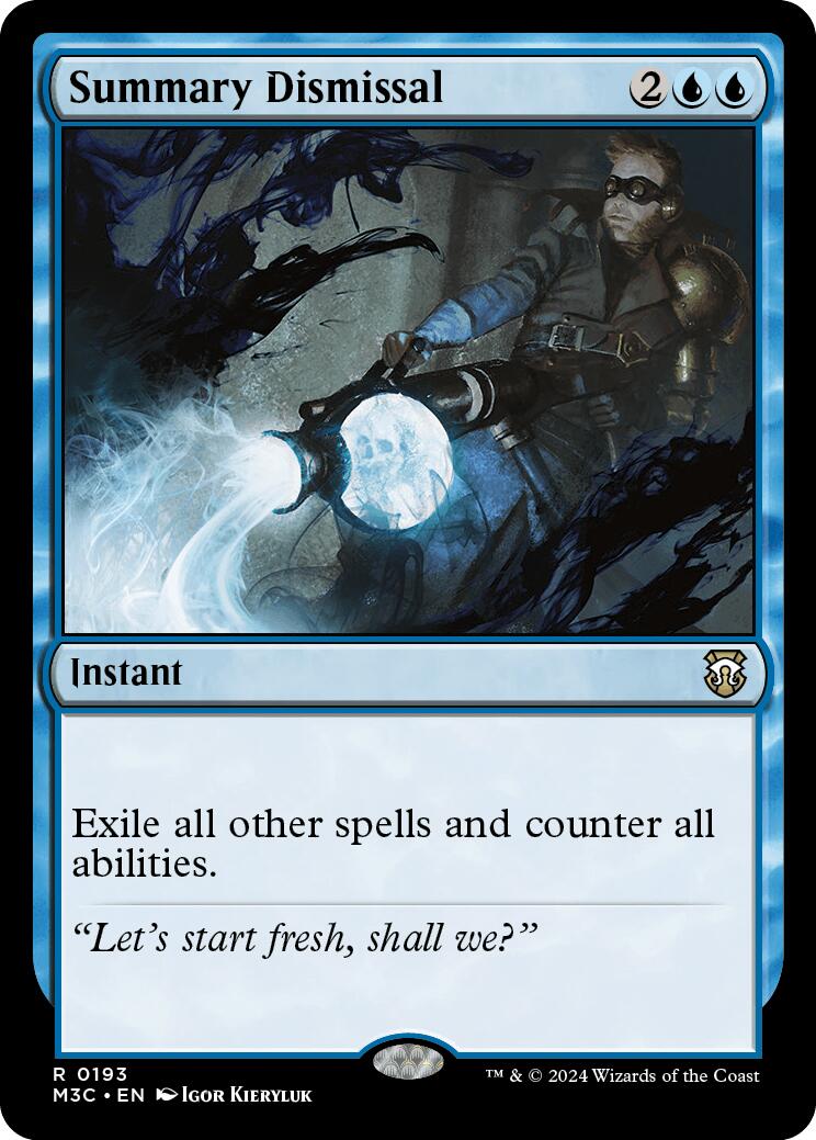 Summary Dismissal [Modern Horizons 3 Commander] | Pegasus Games WI