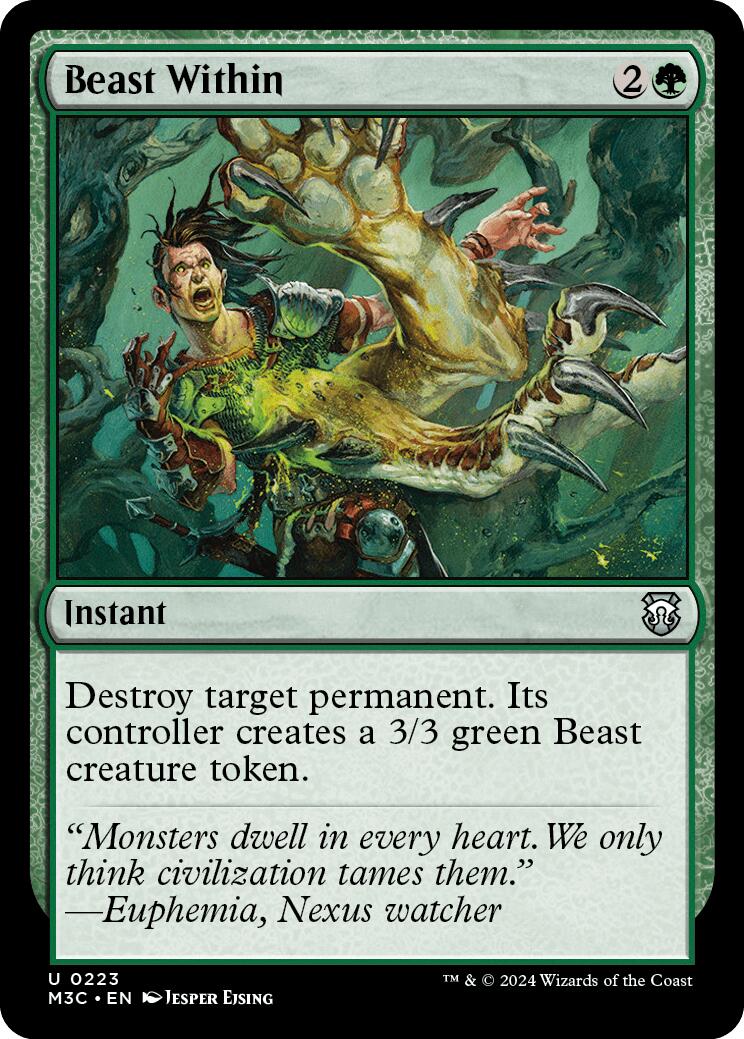 Beast Within [Modern Horizons 3 Commander] | Pegasus Games WI