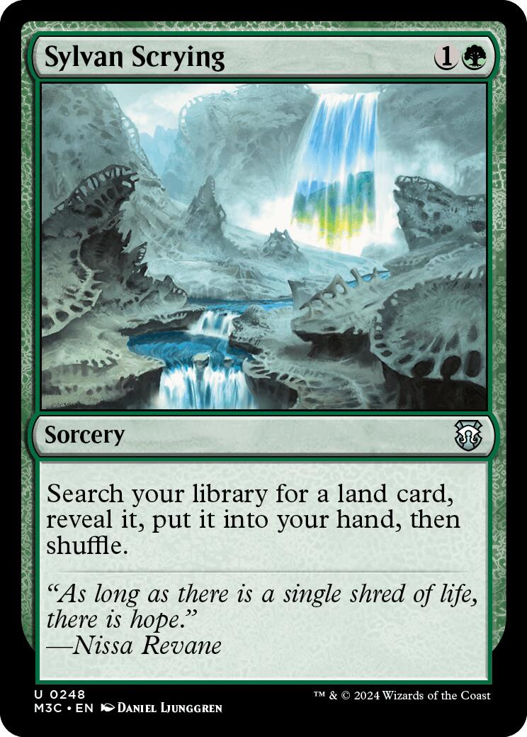 Sylvan Scrying [Modern Horizons 3 Commander] | Pegasus Games WI