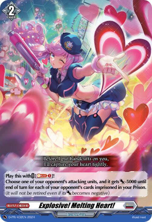 Explosive! Melting Heart! (D-PR/432EN) [D Promo Cards] | Pegasus Games WI