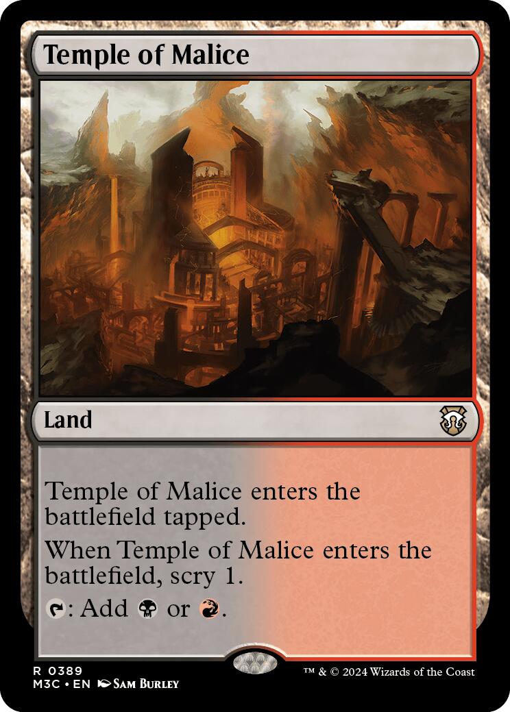 Temple of Malice [Modern Horizons 3 Commander] | Pegasus Games WI