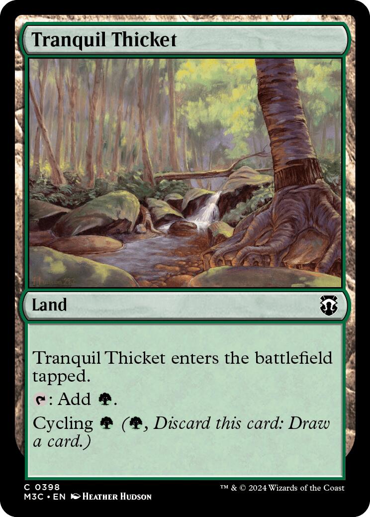 Tranquil Thicket [Modern Horizons 3 Commander] | Pegasus Games WI