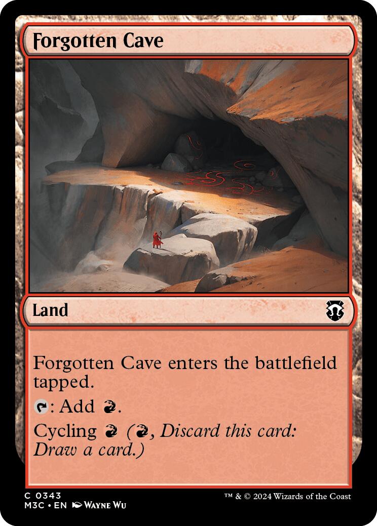 Forgotten Cave [Modern Horizons 3 Commander] | Pegasus Games WI