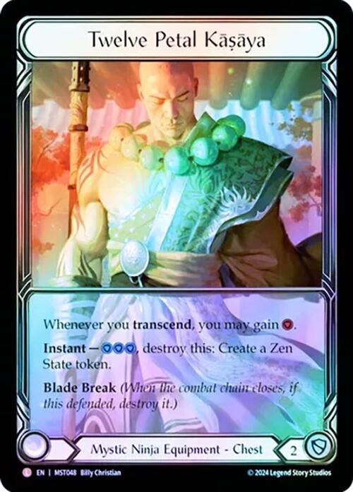 Twelve Petal Kasaya (Extended Art) [MST048] (Part the Mistveil)  Cold Foil | Pegasus Games WI