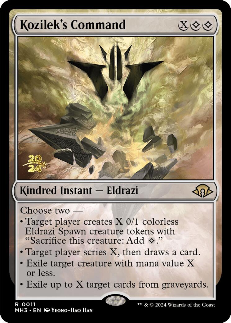 Kozilek's Command [Modern Horizons 3 Prerelease Promos] | Pegasus Games WI
