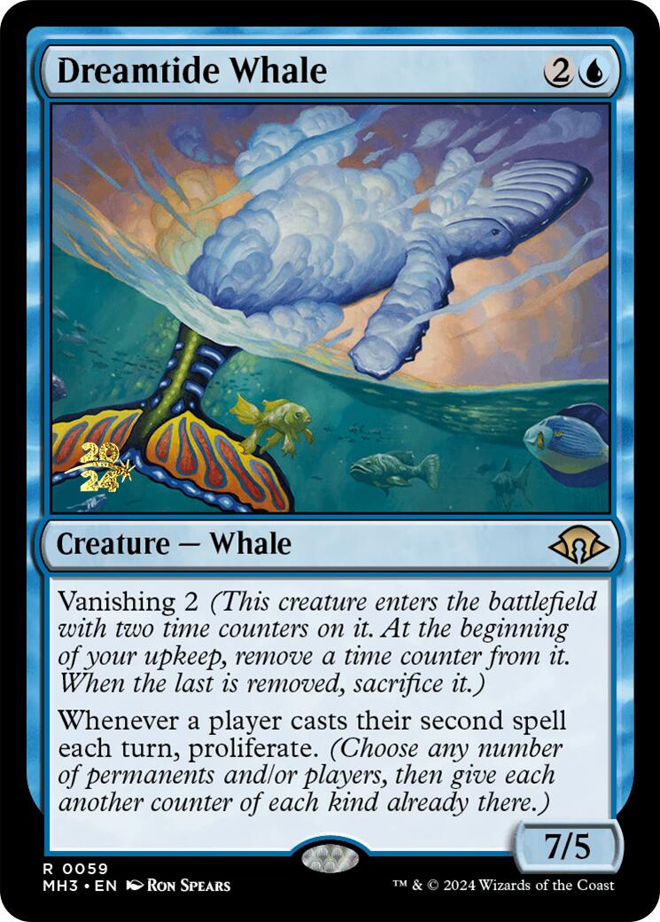 Dreamtide Whale [Modern Horizons 3 Prerelease Promos] | Pegasus Games WI