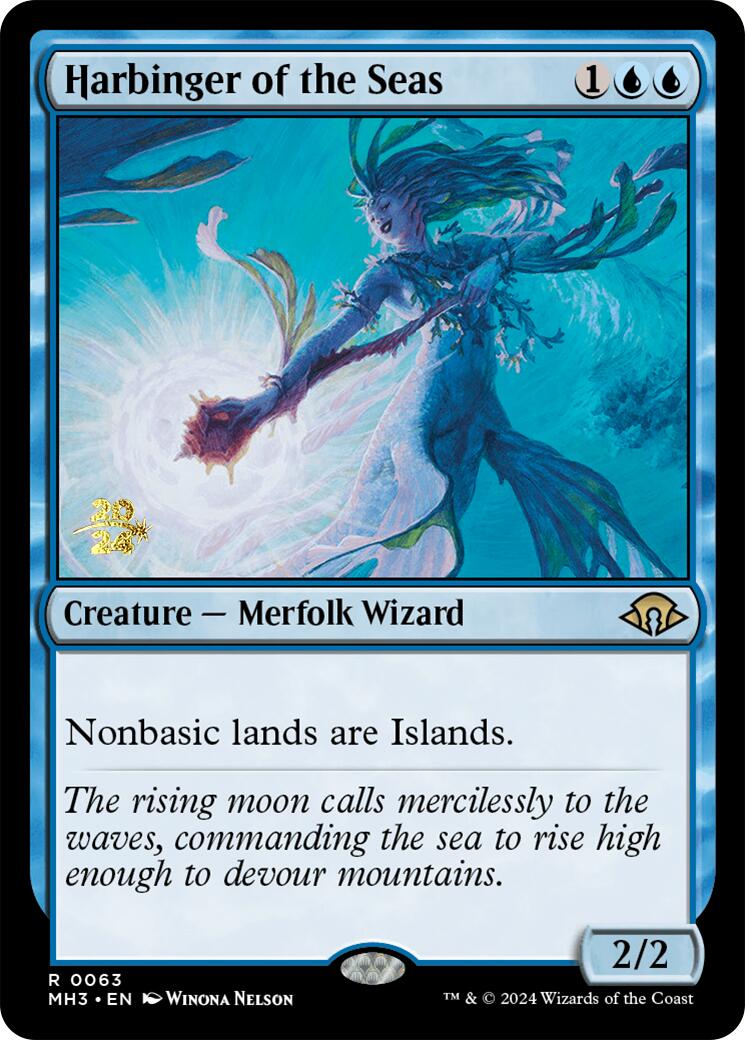 Harbinger of the Seas [Modern Horizons 3 Prerelease Promos] | Pegasus Games WI