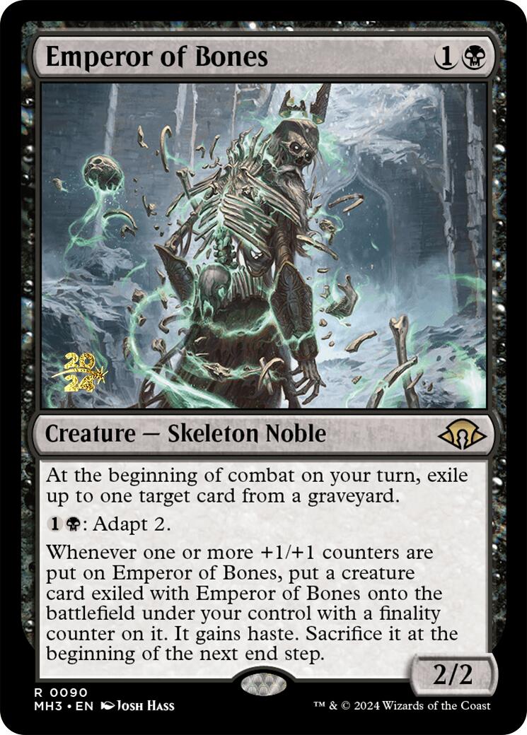 Emperor of Bones [Modern Horizons 3 Prerelease Promos] | Pegasus Games WI