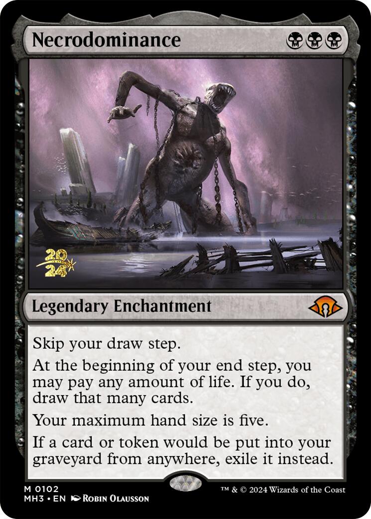 Necrodominance [Modern Horizons 3 Prerelease Promos] | Pegasus Games WI