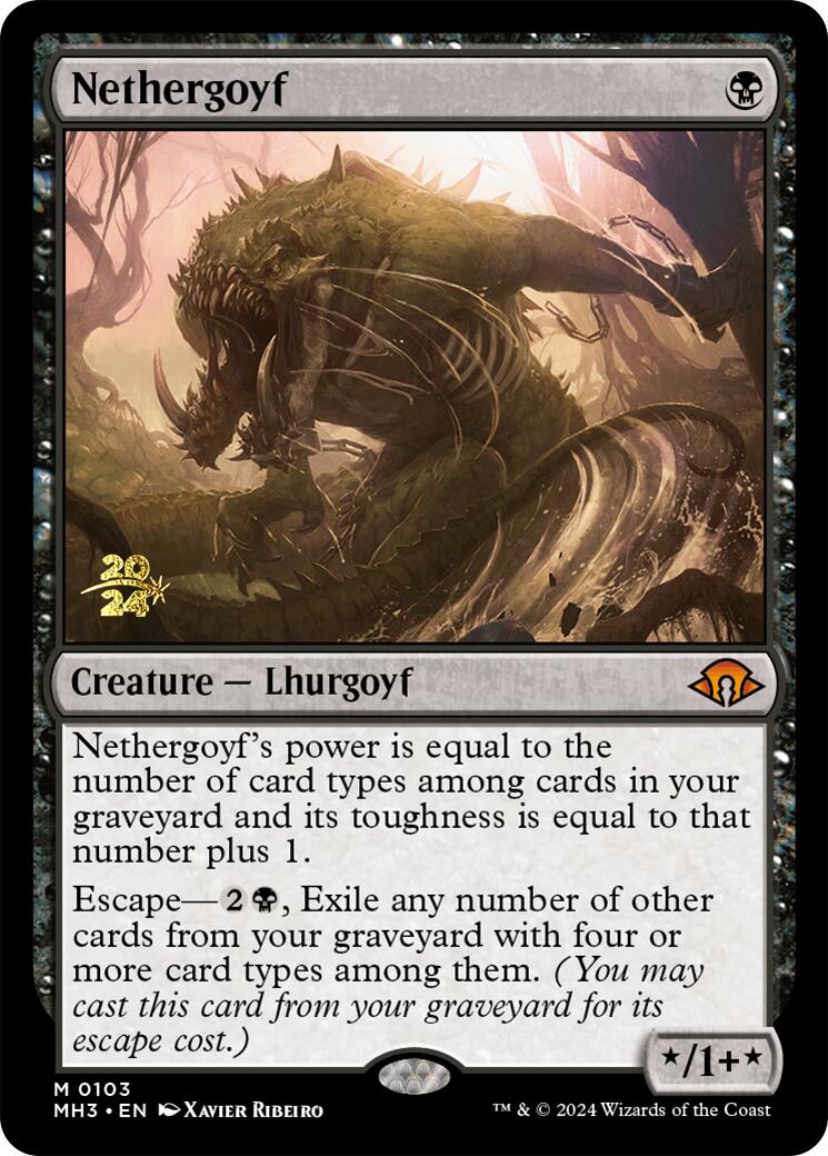 Nethergoyf [Modern Horizons 3 Prerelease Promos] | Pegasus Games WI