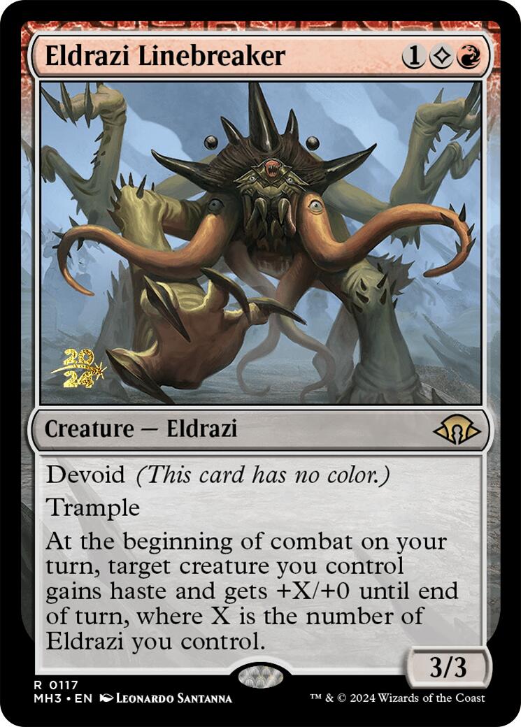 Eldrazi Linebreaker [Modern Horizons 3 Prerelease Promos] | Pegasus Games WI