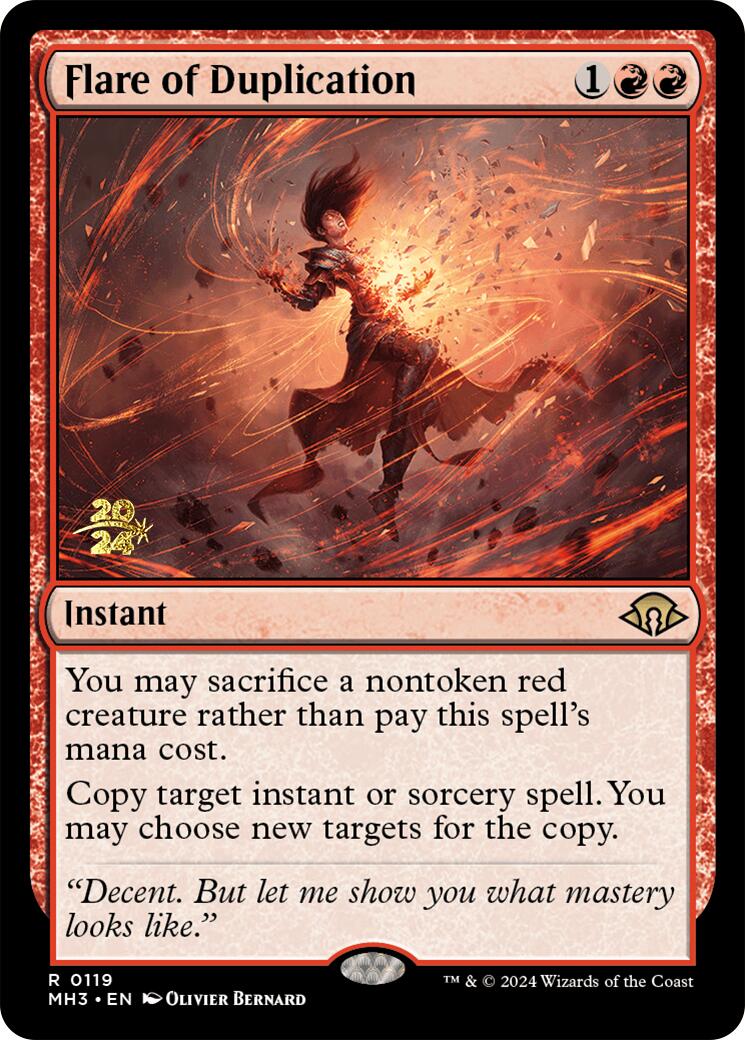 Flare of Duplication [Modern Horizons 3 Prerelease Promos] | Pegasus Games WI