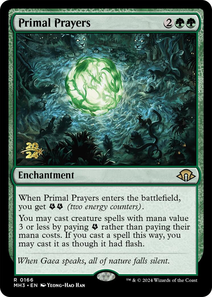 Primal Prayers [Modern Horizons 3 Prerelease Promos] | Pegasus Games WI
