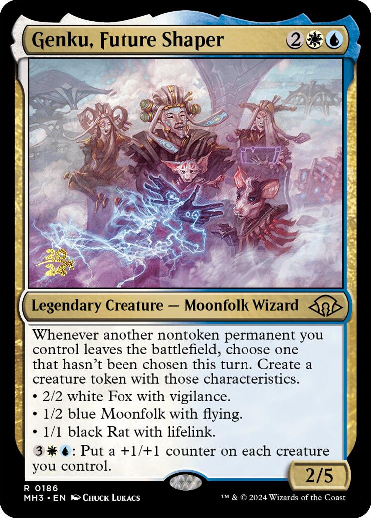 Genku, Future Shaper [Modern Horizons 3 Prerelease Promos] | Pegasus Games WI