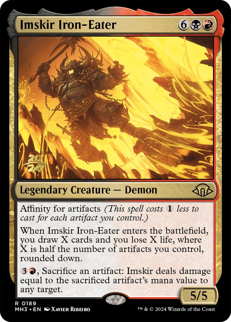 Imskir Iron-Eater [Modern Horizons 3 Prerelease Promos] | Pegasus Games WI
