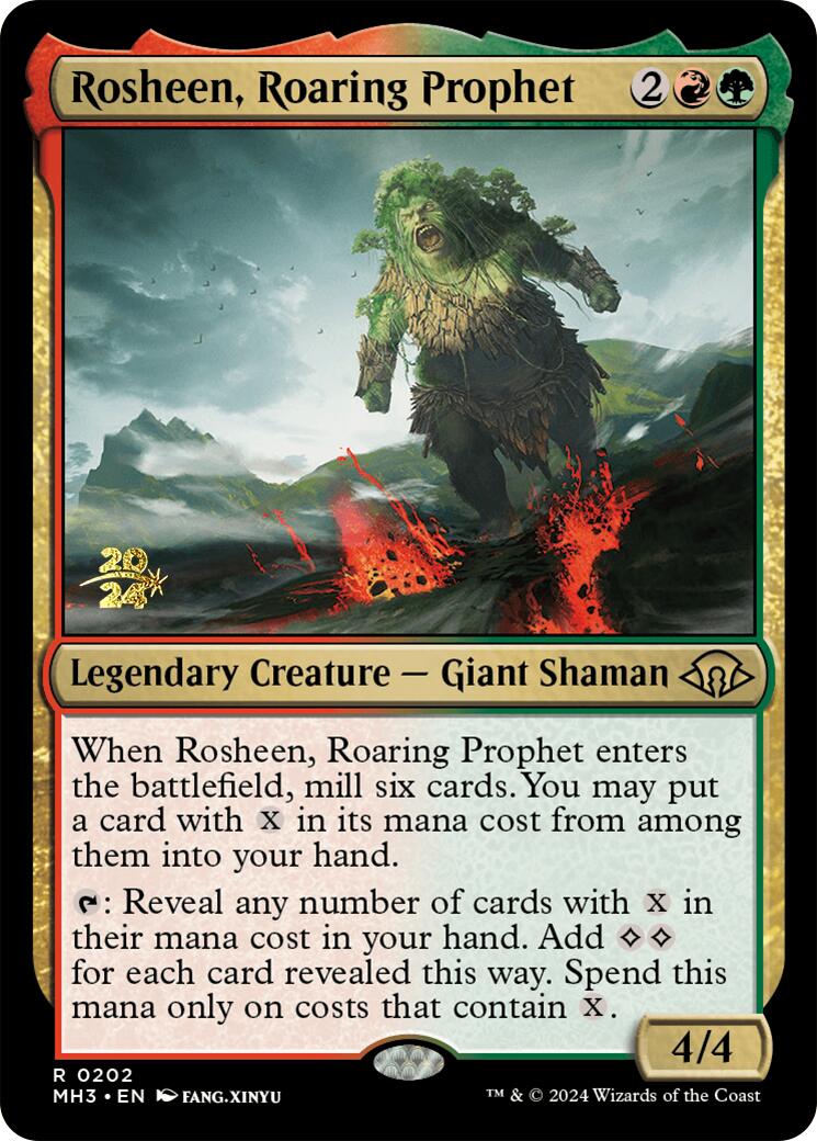 Rosheen, Roaring Prophet [Modern Horizons 3 Prerelease Promos] | Pegasus Games WI