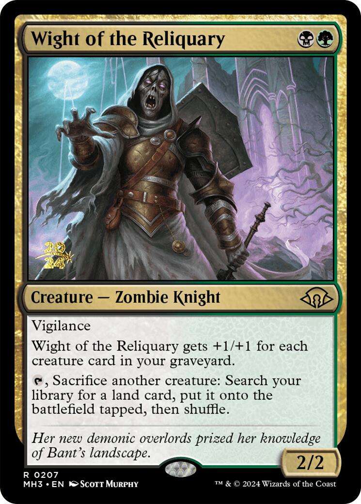 Wight of the Reliquary [Modern Horizons 3 Prerelease Promos] | Pegasus Games WI