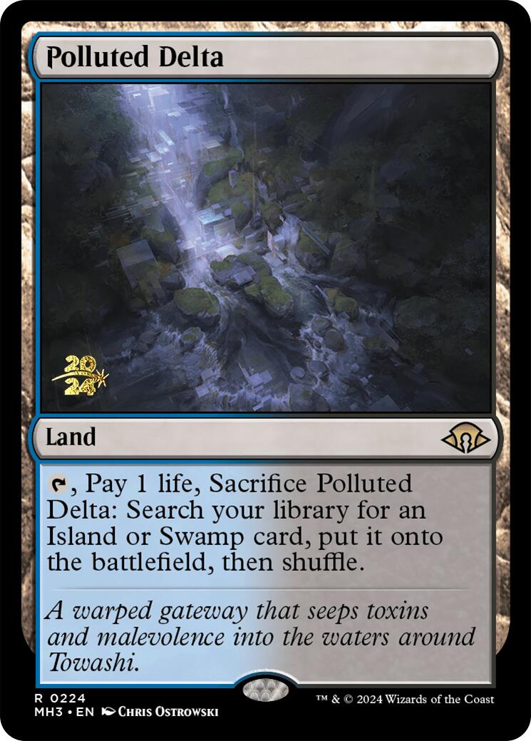 Polluted Delta [Modern Horizons 3 Prerelease Promos] | Pegasus Games WI