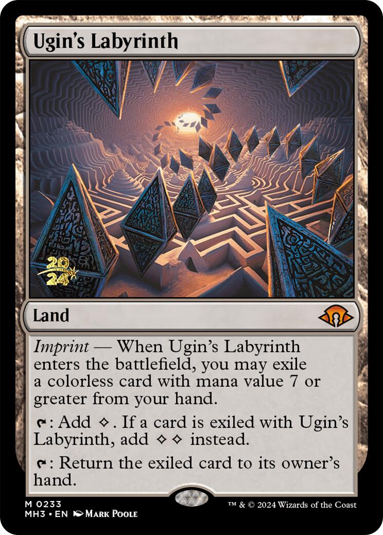 Ugin's Labyrinth [Modern Horizons 3 Prerelease Promos] | Pegasus Games WI