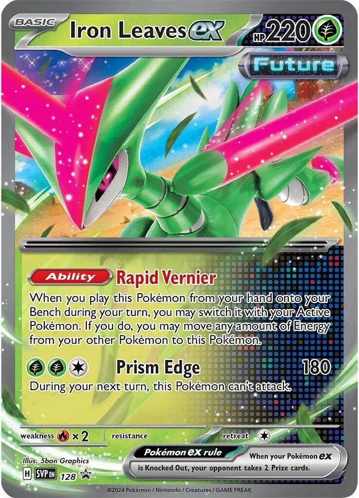 Iron Leaves ex (128) [Scarlet & Violet: Black Star Promos] | Pegasus Games WI