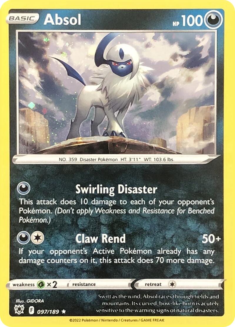 Absol (097/189) (Cosmos Holo) [Miscellaneous Cards] | Pegasus Games WI