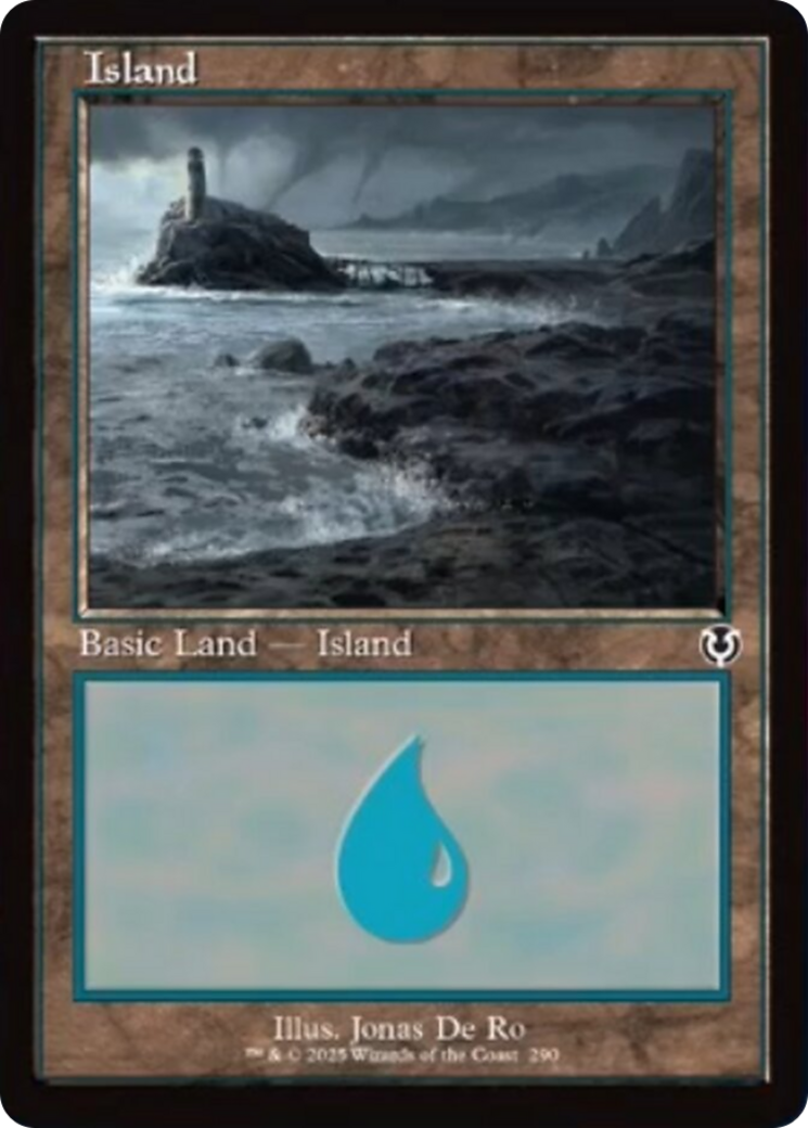 Island (290) (Retro Frame) [Innistrad Remastered] | Pegasus Games WI