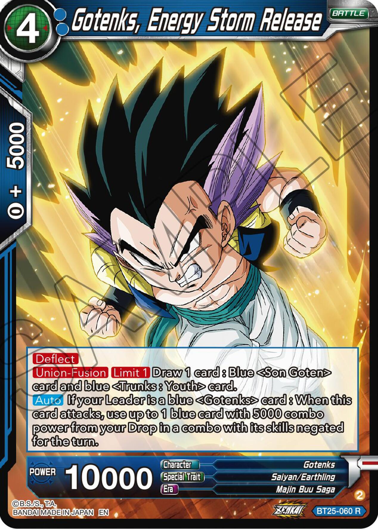 Gotenks, Energy Storm Release (BT25-060) [Legend of the Dragon Balls] | Pegasus Games WI