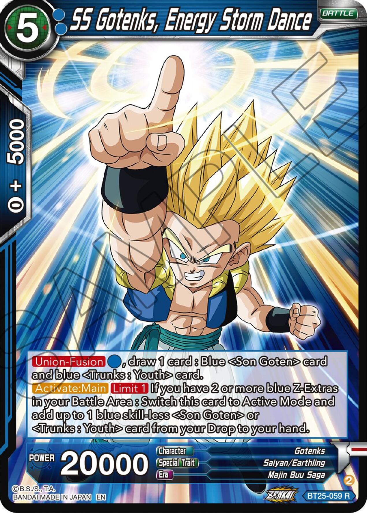 SS Gotenks, Energy Storm Dance (BT25-059) [Legend of the Dragon Balls] | Pegasus Games WI