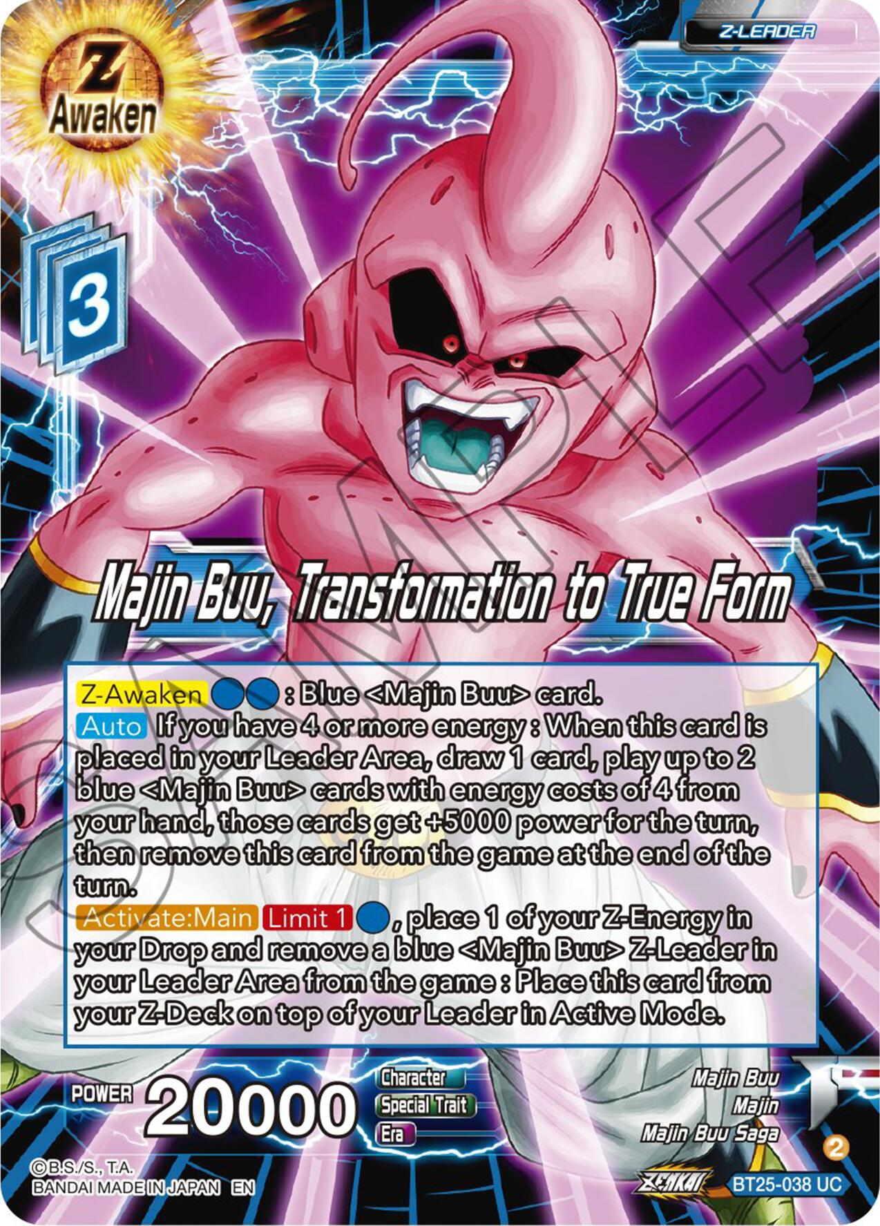 Majin Buu, Transformation to True Form (BT25-038) [Legend of the Dragon Balls] | Pegasus Games WI