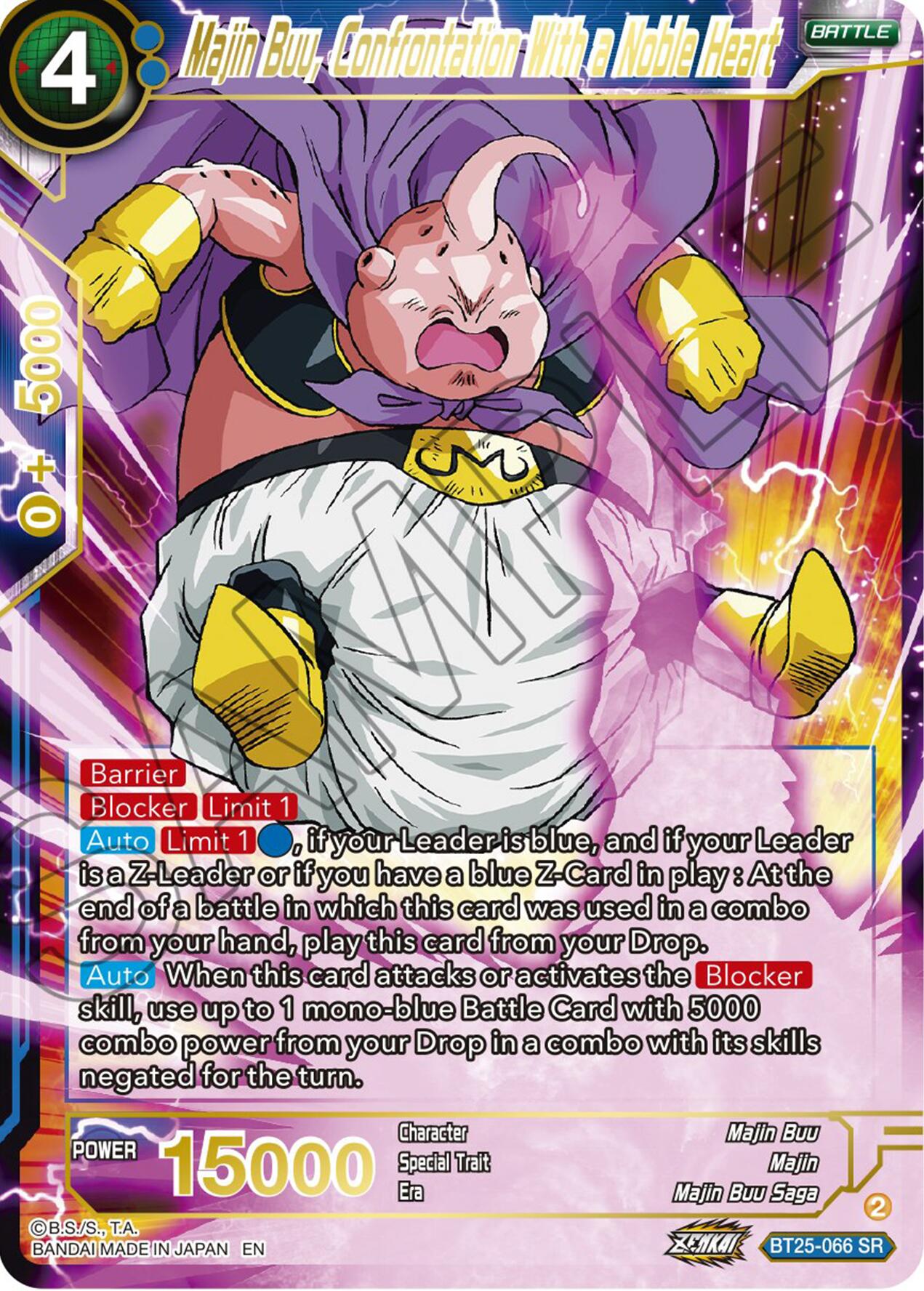 Majin Buu, Confrontaliter With a Mobile Heat (BT25-066) [Legend of the Dragon Balls] | Pegasus Games WI