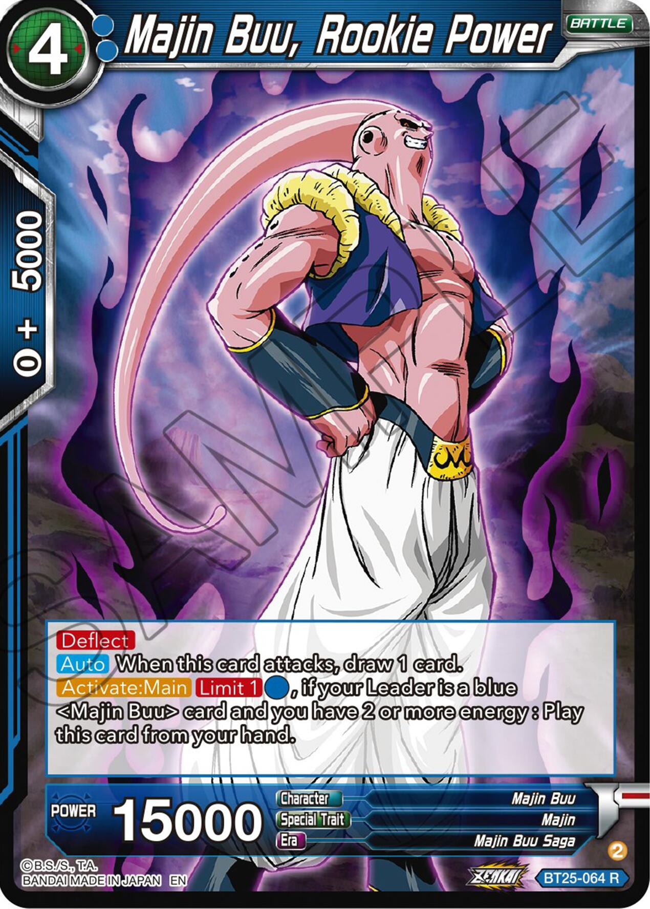 Majin Buu, Rookie Power (BT25-064) [Legend of the Dragon Balls] | Pegasus Games WI