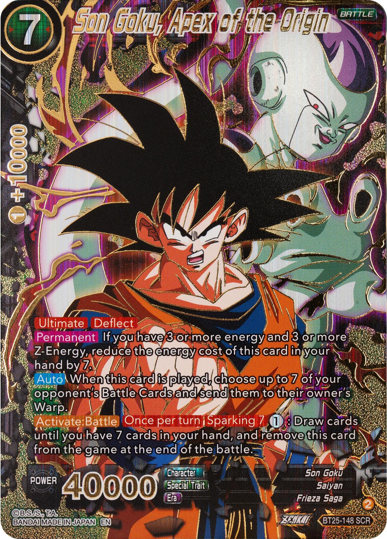 Son Goku, Apex of the Origin (BT25-148) [Legend of the Dragon Balls] | Pegasus Games WI