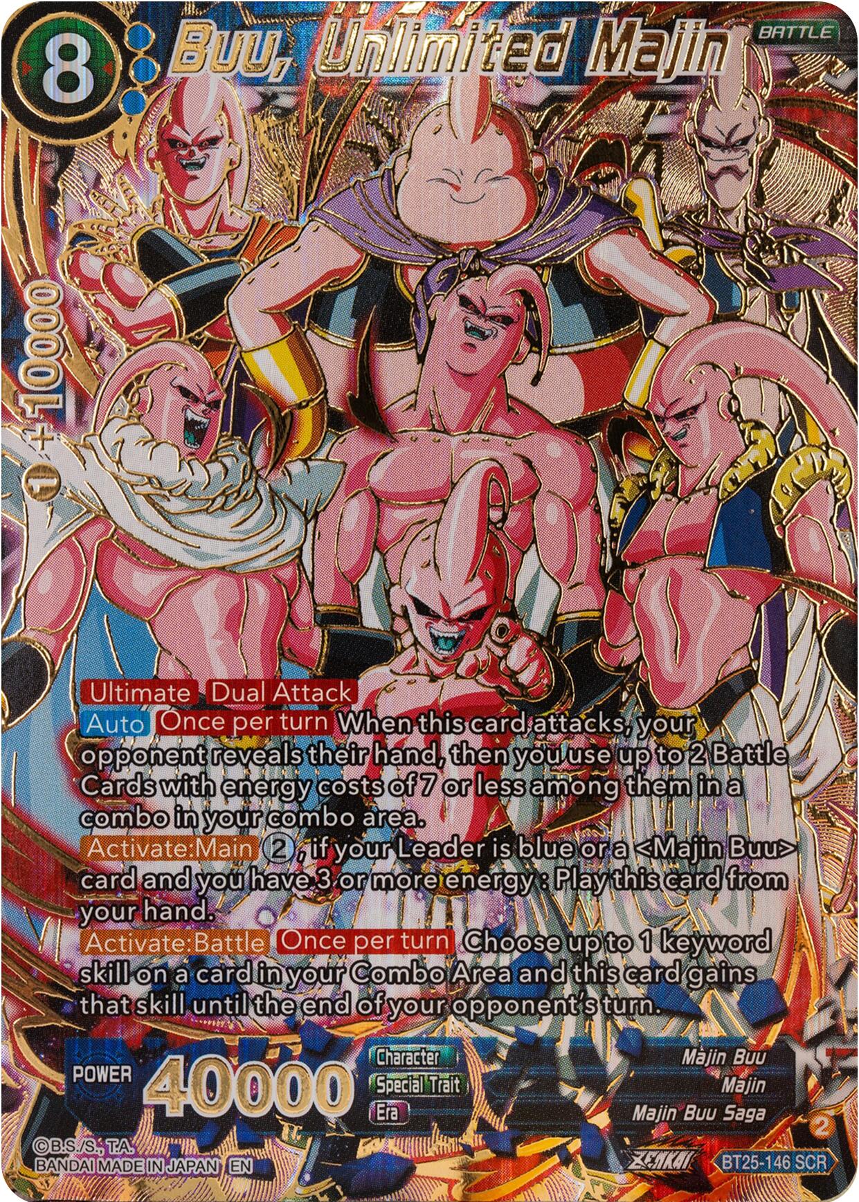 Buu, Unlimited Majin (BT25-146) [Legend of the Dragon Balls] | Pegasus Games WI