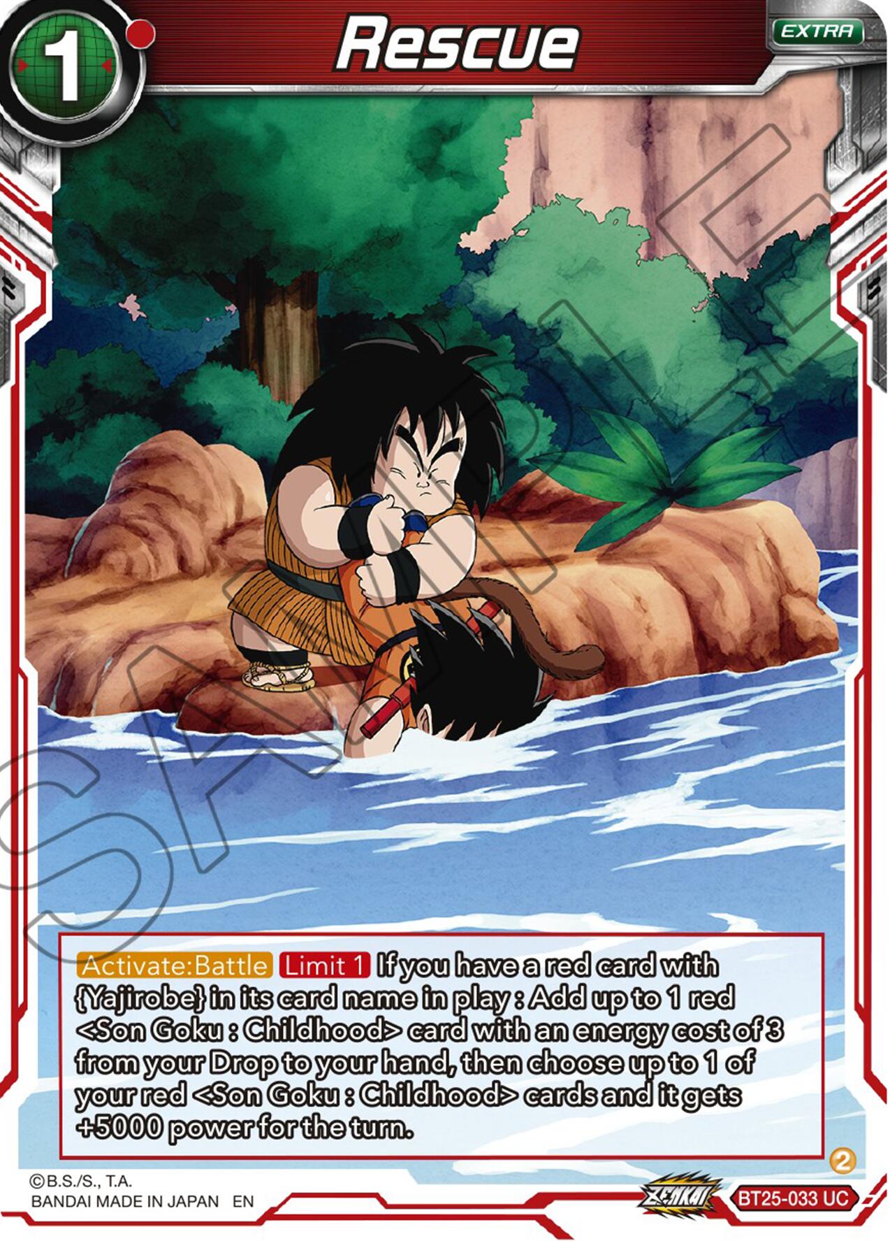 Rescue (BT25-033) [Legend of the Dragon Balls] | Pegasus Games WI