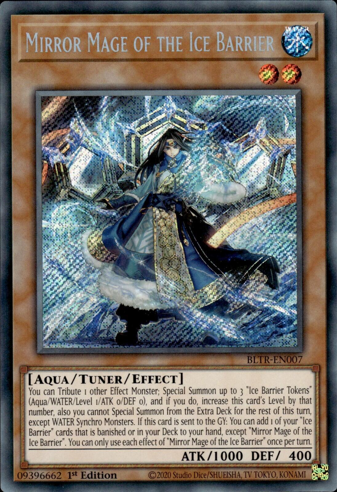 Mirror Mage of the Ice Barrier [BLTR-EN007] Secret Rare | Pegasus Games WI