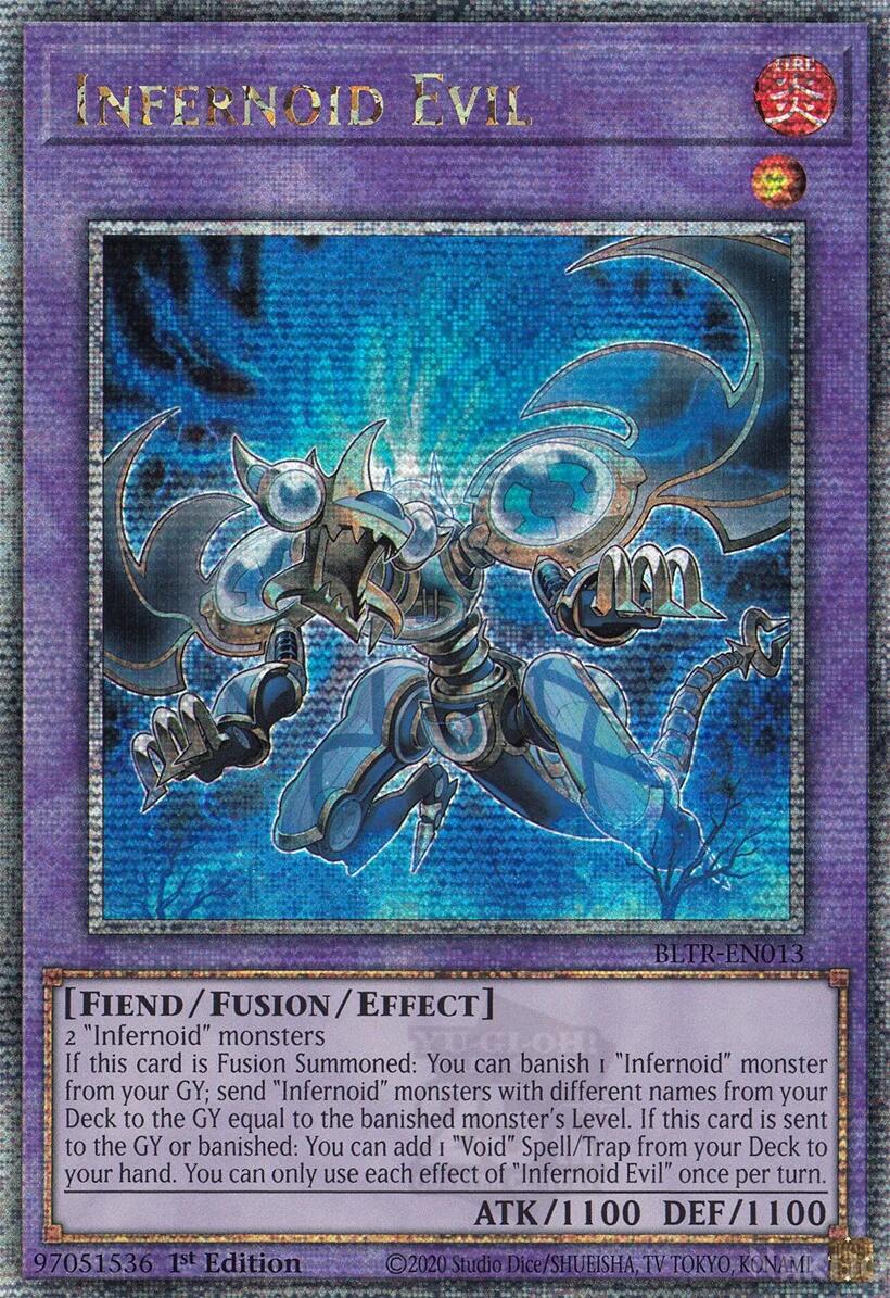Infernoid Evil (Quarter Century Secret Rare) [BLTR-EN013] Quarter Century Secret Rare | Pegasus Games WI