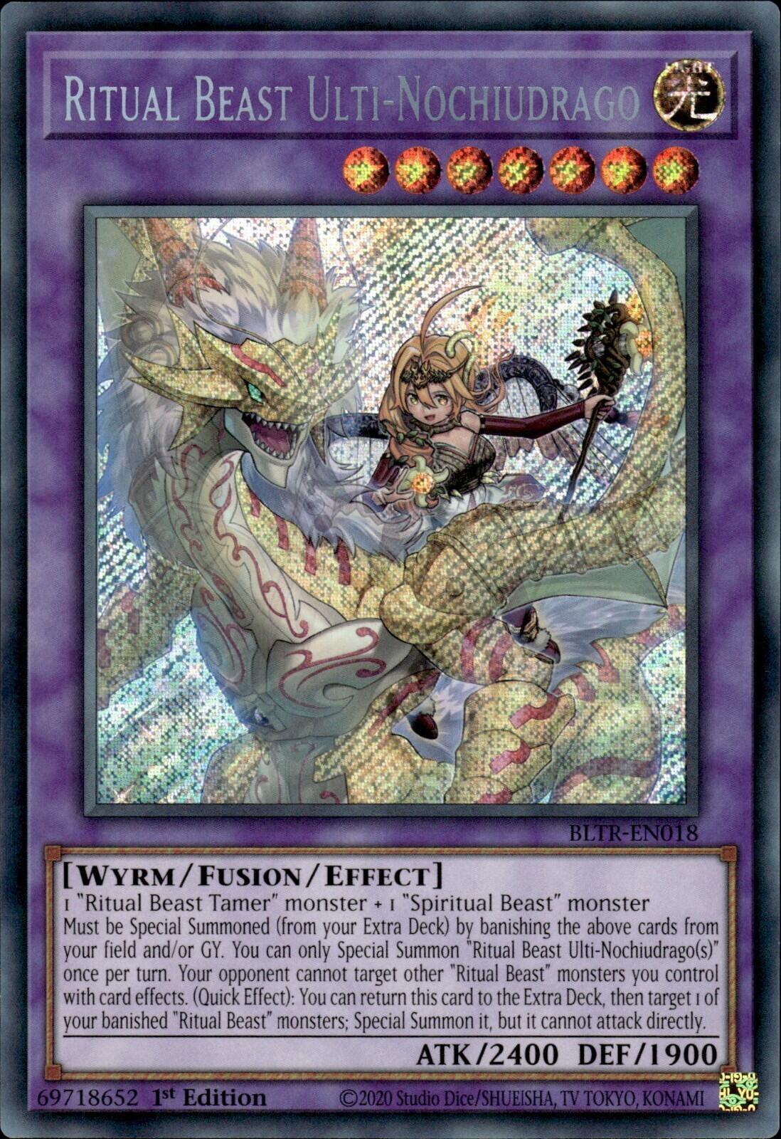 Ritual Beast Ulti-Nochiudrago [BLTR-EN018] Secret Rare | Pegasus Games WI