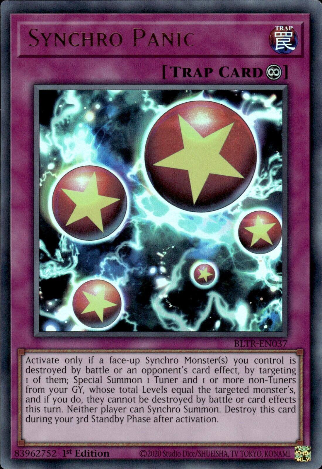 Synchro Panic [BLTR-EN037] Ultra Rare | Pegasus Games WI