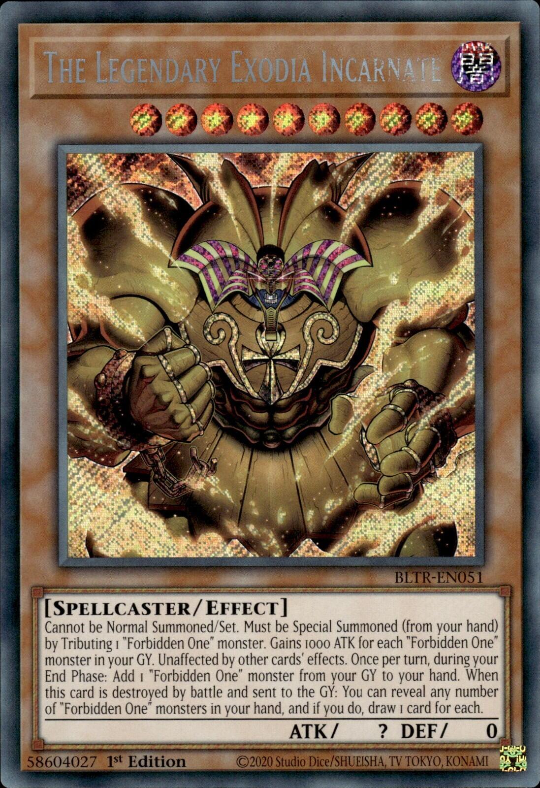 The Legendary Exodia Incarnate [BLTR-EN051] Secret Rare | Pegasus Games WI
