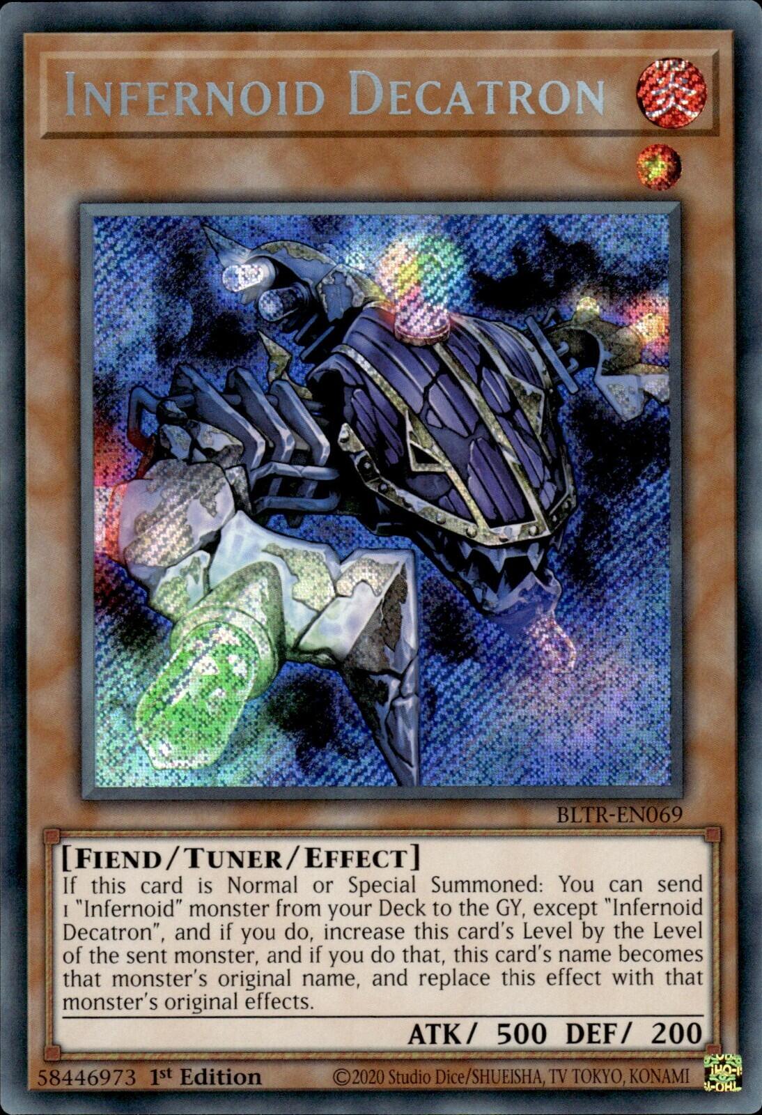Infernoid Decatron [BLTR-EN069] Secret Rare | Pegasus Games WI